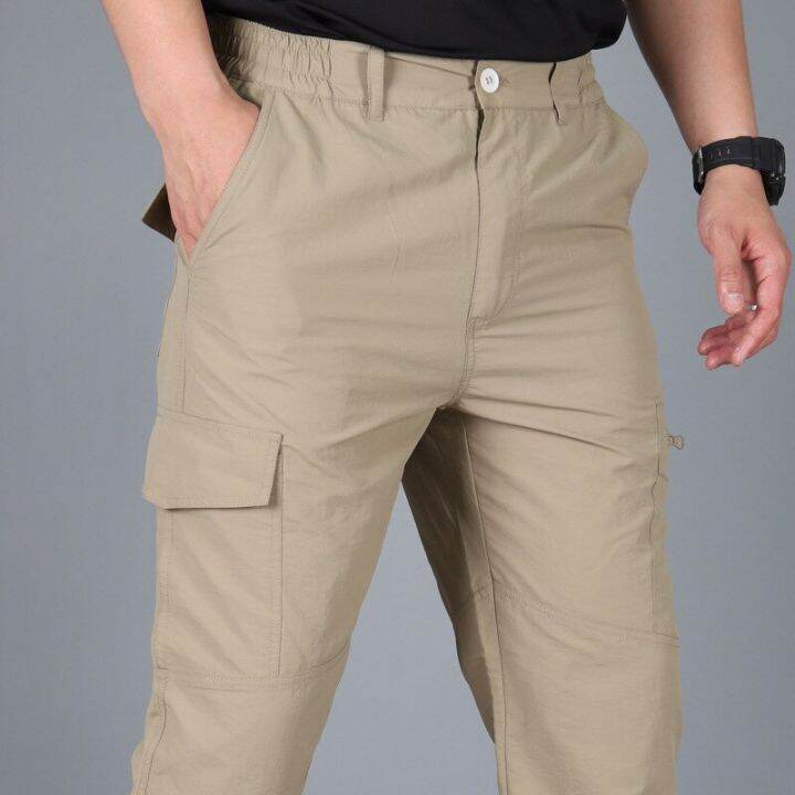 Casual Summer Cargo Pants Men Multiple Pocket Tactical Pants Male Military  Trousers Waterproof Quick Dry Plus Size S-5Xl Pant | Lazada.Vn