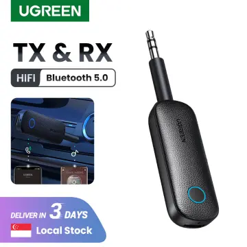 UGREEN 5.1 Transmitter Receiver 2 in 1 Wireless USB Adapter  Built-in Microphone 3.5mm Audio Bluetooth Dongle Driver Free for TV, Home  Stereo, Car Stereo, Headphones, Speakers, PC : Electronics