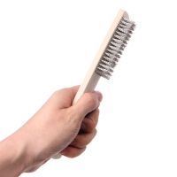 1pcs Stainless Steel Wire Brush Paint Removal Cleaning Metal Polishing Rust Cleaning Brushes Clean Tools Hand Tools