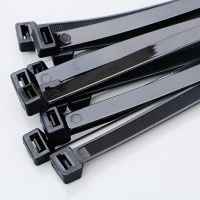 Cable plastic nylon tie 5x200mm white black plastic tie steel wire ring tie fixing belt wiring accessories