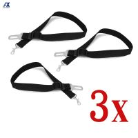 shangdjh 3Pcs/Set Car Pet Dog Puppy Adjustable Seat Belt Fashion Travel Seatbelt Safebelt Harness Leash Nylon Fiber Restrain Clip Black