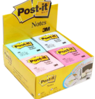 3M Post-it โพสต์-อิท โน้ต 3×3" สีพาสเทล