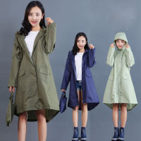 Raincoat Women 2022Fashion Ladies Rain Coat Breathable Ladies Rain Cover Long Raincoats Portable Water-Repellent Raincoat Women