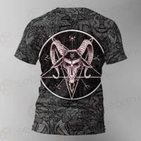 Sigil of Baphomet T-shirt Satanic T-shirt Sigil of Baphomet Goat Head Birthday Gift