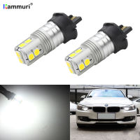 (2) Xenon White Error Free PW24W LED Bulbs For BMW F30 3 Series Volkswagen VW CC SS MK7 Golf GTI LED DRL Daytime Lights