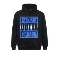 Straight Outta Nicaragua Tshirt Funny Gift Outdoor Mother Day Male Hoodies Print Clothes Newest Long Sleeve Sweatshirts Size Xxs-4Xl