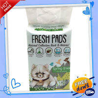 ?ส่งฟรีทุกวัน Fresh Pads แผ่นรองอนามัย กลิ่นหญ้าฤดูใบไม้ผลิ 10 ชิ้น