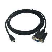 1pcs 6FT 1.8m Mini USB 2.0 Male to RS232 DB9 9 Pin Female Adapter Entension Lead Cable Connector