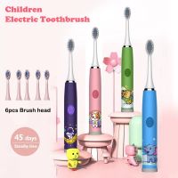 WeiKu Children Electric Toothbrush Cartoon Kids Sonic With Replace Toothbrush Head Ultrasonic Electric Toothbrush Sonic Brush Head