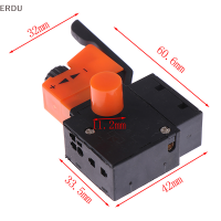 ERDU AC 250V/4A FA2-4/1BEK สวิทช์ปรับความเร็วพลาสติกโลหะสำหรับเจาะไฟฟ้า