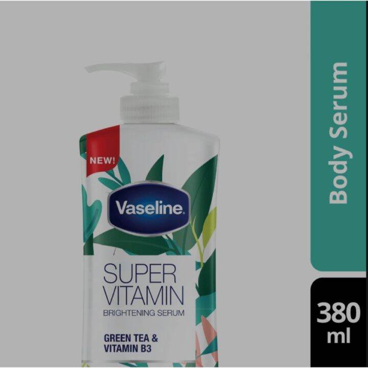 VASELINE Super Vitamin Green Tea & Vitamin B3 Lotion 380ml Lazada