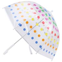 Kids Clear Bubble Umbrella Mens and Womens Childrens Umbrellas Transparent Long Handle Fashion Umbrella