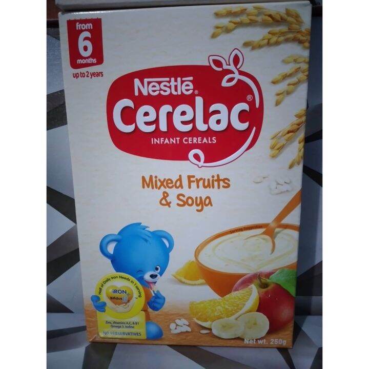 cerelac mixed fruits and soya 250g Lazada PH