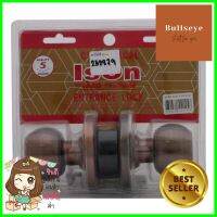 ลูกบิดทั่วไป ISON 8013 AC หัวกลม สีทองแดงรมดำISON 8013 AC ANTIQUE COPPER ENTRANCE KNOB **คุ้มที่สุดแล้วจ้า**