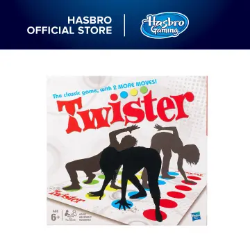 Hasbro Twister Party Classic Board Game for 2 or More Players,Indoor and  Outdoor Game for Kids 6 and Up,Packaging May Vary