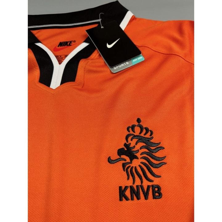 เสื้อบอล-ย้อนยุค-ทีมชาติ-เยอรมัน-1998-เหย้า-retro-holland-netherlands-home-พร้อมเบอร์ชื่อ-8-bergkamp-เรโทร-คลาสสิค