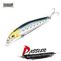 [HOT LIAXLLWISAAZH 534] Kingdom เหยื่อตกปลาทะเล Jerkbaits Minnow น้ำเค็ม120มม./23G 130มม./30G ลอยเหยื่อประดิษฐ์ Good Action Wobblers Hard Lure