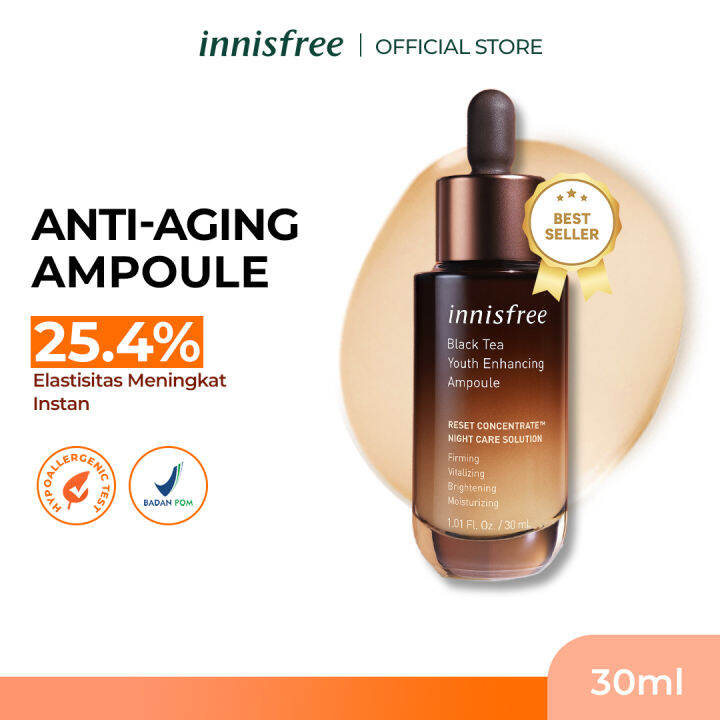 [innisfree] Black Tea Youth Enhancing Ampoule 30ML Lazada Indonesia
