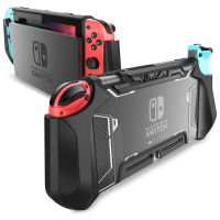 For Nintendo Switch Case MUMBA Series Blade TPU Grip Protective Cover Dockable Case Compatible with Console &amp; Joy-Con Controller