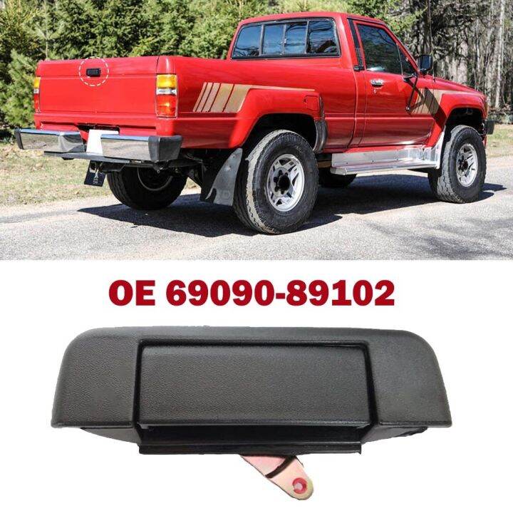 urust-ที่จับประตูท้ายหลังรถ1989-1995ประตูท้ายหลังรถโลหะสีดำ2-4wd-69090-89102