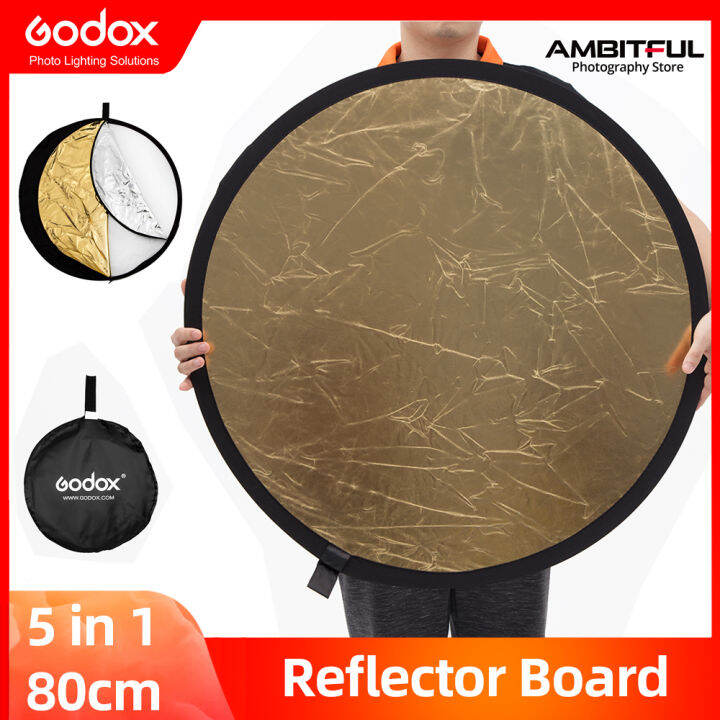 GODOX 5in1 Reflector Board 32inch 80cm Portable Collapsible Light Round