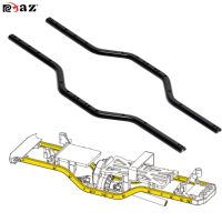 RCXAZ SCX24 Metal Chassis Frame Rail Girder Side for Rc Crawler Car Axial Deadbolt 1/24 Scale AXI90081T2 AXI90081T1 Upgrade Part  Power Points  Switch