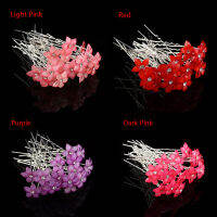 【CW】20PCS Crystal Hairpins Rhinestones Headwear Trinket Hairclips Girl Flower Barrettes Zinc Alloy Wedding Combs Hair Styling Tools