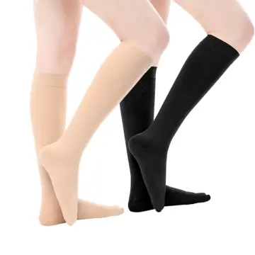 Zip Sox Socks,Medical Compression Stockings with Open Toe for Men