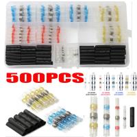 500PCS Heat Shrink Connectors Waterproof Solder Wire Connectors amp; Heat Shrink Butt Crimp Connectors - Electrical Connectors