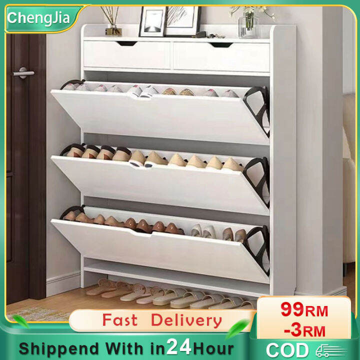 Cj- Shoe Cabinet Shoe Rack Capacity Multi-layer Shoe Cabinet Almari 