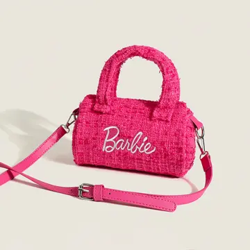 Miniso Barbie Series Pink Barbie Messenger Bag Fashion Style