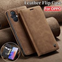 Reno8T เคสแบบฝาพับสำหรับ OPPO หนังย้อนยุค8T Reno8 4G Reno 8 Z Pro Lite 8Z 5G เคสโทรศัพท์แบบแม่เหล็กแฟชั่นตั้งได้ Hp เคส Reno8Z Reno8Pro CPH2359 CPH2357 CPH2457กันกระแทก2021