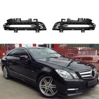 Car Front Bumper Fog Light Cover Bezel Grille with Hole for Mercedes-Benz W207 E Class Coupe 2009-2012