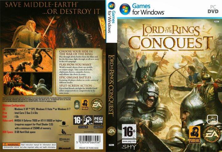 Lord of the Rings PC GAME DVD INSTALLER | Lazada PH