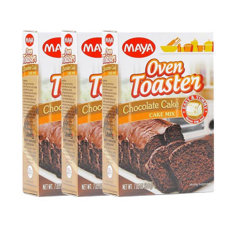 Maya Oven Toaster Chocolate Cake Mix 200g Pack of 3 Lazada PH