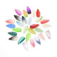 【YD】 50Pcs 10x23mm Mixed Gradient Color Lampwork Glass Bead Crystals Making Earing Jewelry Accessories