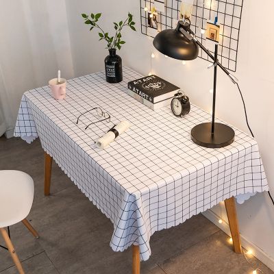 Linen Cotton Tablecloth Nordic INS Home Modern Simple Dining Table Cover Rectangular Coffee Tea Party Decorations Table Cloth