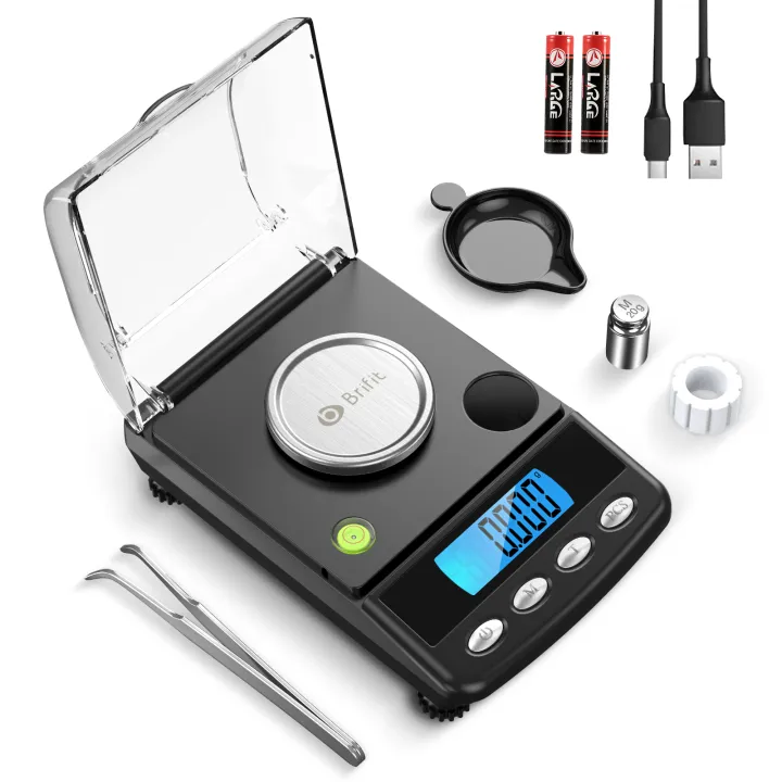 Brifit 0.001g/ 20g Precision Digital Pocket Scale Milligram Scale