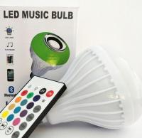 Wireless Bluetooth Speaker +12W RGB Bulb E27 LED Lamp 100-240V 110V 220V Smart Led Light Music Player Audio with Remote Control