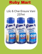 Lốc 6 chai Sữa Ensure pha sẵn 237ml