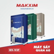 Máy sấy quần áo thông minh MAKXIM có điều khiển cảm ứng, sấy khô cực nhanh