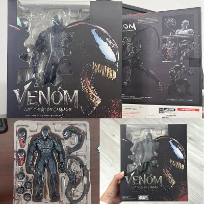 🧡Shfiguarts พิษตุ๊กตาขยับแขนขาได้ Shf Venom 2ปล่อยให้มีการสังหารตุ๊กตาญี่ปุ่นแบบตั้งโชว์ของเล่นสะสม Kado Ulang Tahun ตุ๊กตา