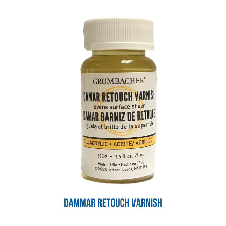 Art Hub GRUMBACHER Damar Retouch Varnish 2.5 oz (Oil Painting Medium