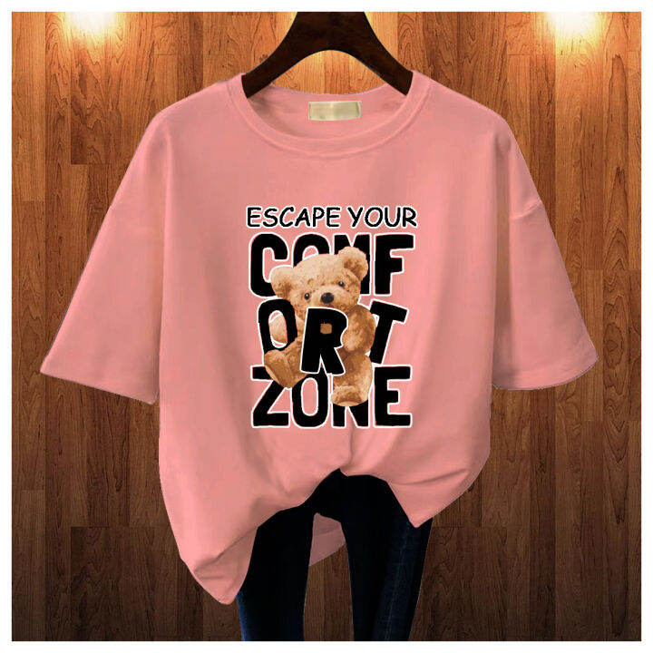 GET FASHION - BAJU KAOS WANITA ESCAPE YOUR BEAR DEWASA BAJU STYLE
