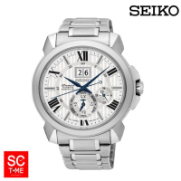 Seiko Premier Perpetual Calendar นาฬิกาข้อมือชาย รุ่น SNP139P1 สายสแตนเลส