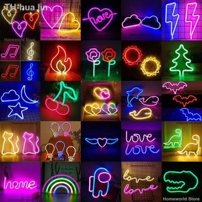 hua lin Sign Strip New 189 Styles Wall Lamp Nightlight LOVE Figure Room Xmas