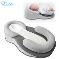 Orzbow Portable Baby Bed Stereotype Infant Crib Folding Travel Cot Anti-mud Sleep Positioning Pillow Wedge Anti-reflux Cushion