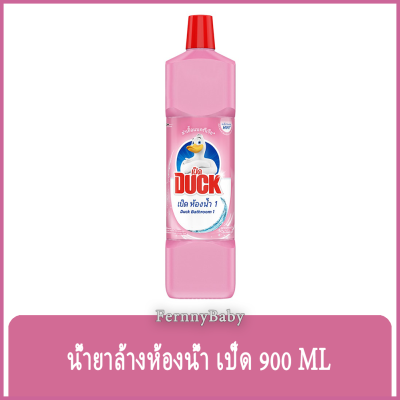 FernnyBaby เป็ด สีชมพู Duck 900 ML น้ำยาล้างห้องน้ำ เป็ด สีชมพู ขนาด 900 มล.