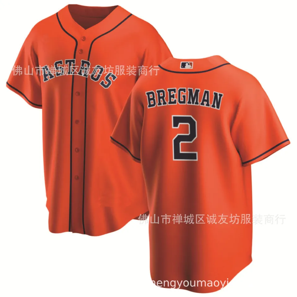 Astros 2 City Edition Fan Baseball Jersey MLB Bregman