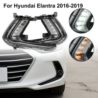 Gucanou 2ชิ้นไฟวิ่งกลางวันกันน้ำเปลี่ยน6000-6700K 0.5W LED DRL ขับรถหลอดไฟสำหรับ Hyundai Elantra 2016-2019